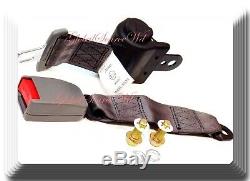 (2 Kits) Universal Strap Retractable Car Trucks Safety Seat Belt Grey 2 Point