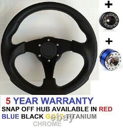 300mm Steering Wheel And Snap Off Boss Kit Fit Vw T25 T3 T4 Transporter Bus