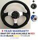 300mm Steering Wheel And Snap Off Boss Kit Fit Vw T25 T3 T4 Transporter Silver