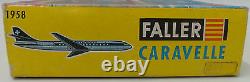 Aviation Caravelle Sud-aviation Model Kit Made By Faller Scale 1100 No. 1958