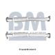 BMC Exhaust Pipe BM50019 + Fitting Kit FOR 9000 Genuine Top Quality