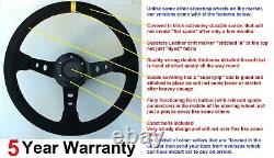 Deep Dish Steering Wheel & Boss Kit Hub Fit Vw T2 T3 T25 T4 Transporter 74-95