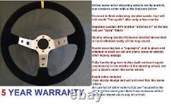 Deep Dish Steering Wheel & Boss Kit Hub Fit Vw T2 T3 T25 T4 Transporter Silver
