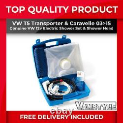 Fits Vw T5 Transporter & Caravelle Genuine Vw 12v Electric Shower Kit Portable