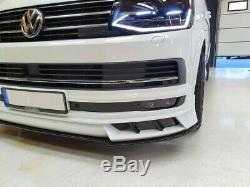 Front Bumper Lip Body Kit Spoiler for VW TRANSPORTER & Caravelle T6