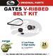 GATES FAN BELT PULLEY KIT for VW TRANSPORTER / CARAVELLE Bus 2.0 TDI 2011-2015