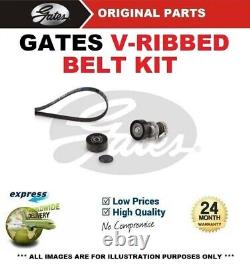 GATES FAN BELT PULLEY KIT for VW TRANSPORTER / CARAVELLE Bus 2.0 TDI 2011-2015