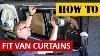 How To Fit Vw Campervan Curtains Transporter T5 T6