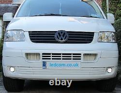 LED Day Running Lights Kit DRL Volkswagen T5 Transporter/Caravelle 2003 to 2009