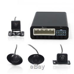 New 3D Bird View 360° Car Parking Camera Kit Recorder Front/Side/Rear Cam System