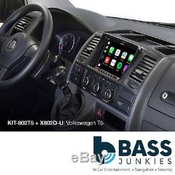 Volkswagen T5.1 8 Facia & Steering Wheel Installation Kit For Alpine X802D-U