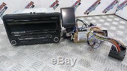 Vw Polo Radio CD Player With Blutooth Hands Free Kit 5m0035186l (09-14) Breaking