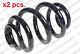 X2 Pcs Rear Coil Springs Set 5295060 Lesjöfors I